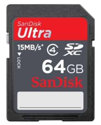 SANDISK - M�moire SANDISK CARTE SDXC ULTRA II 64GB