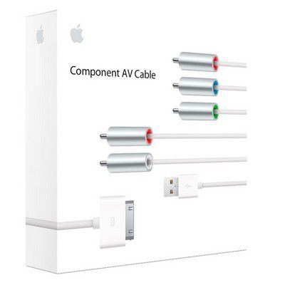 ACC. APPLE IPOD Cable AV composante MC74