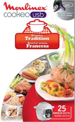 Moulinex COOKEO 25 recettes tradition Livre de cuisine Tablette de