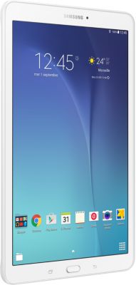 Tablette Android SAMSUNG Pack Tab E 9,6 white + Book Cover white