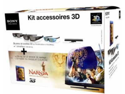 Accessoire SONY Pack 3D 3 lun. + NARNIA