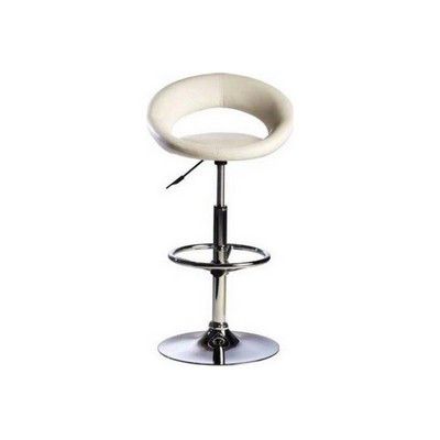 Mobilier . Tabouret OLA Blanc