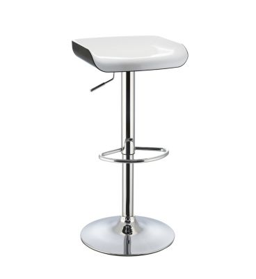 Mobilier . Tabouret TREK Blanc et Noir