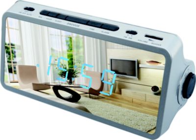 Radio-r&eacute;veil ESSENTIELB Glass up silver