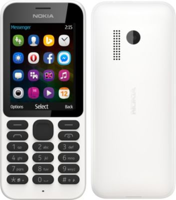 Téléphone Portable Nokia Nokia 215 Blanc Ds Ls (blister)