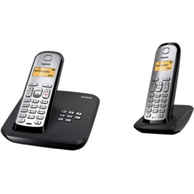 Pack SIEMENS GIGASET AS295 Duo Noir