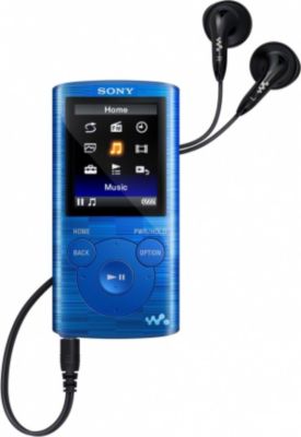 Lecteur Mp4 Sony Nwz-e384l 8go Bleu