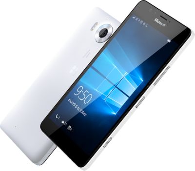 Microsoft Lumia 950 Dual SIM – blanc – 4G HSPA+ – 32 Go – GSM – téléphone intelligent Windows