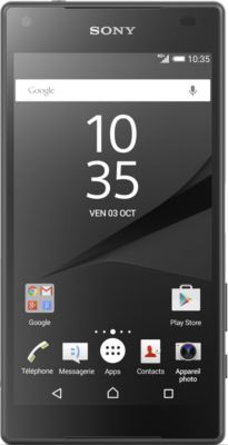 Sony XPERIA Z5 Compact – noir graphite – 4G LTE – 32 Go – GSM – téléphone intelligent Android