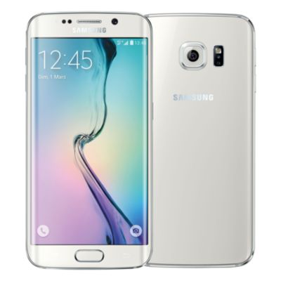Samsung GALAXY S6 Edge – SM-G925F – perle blanche – 4G LTE, LTE Advanced – 32 Go – GSM – Android Phone