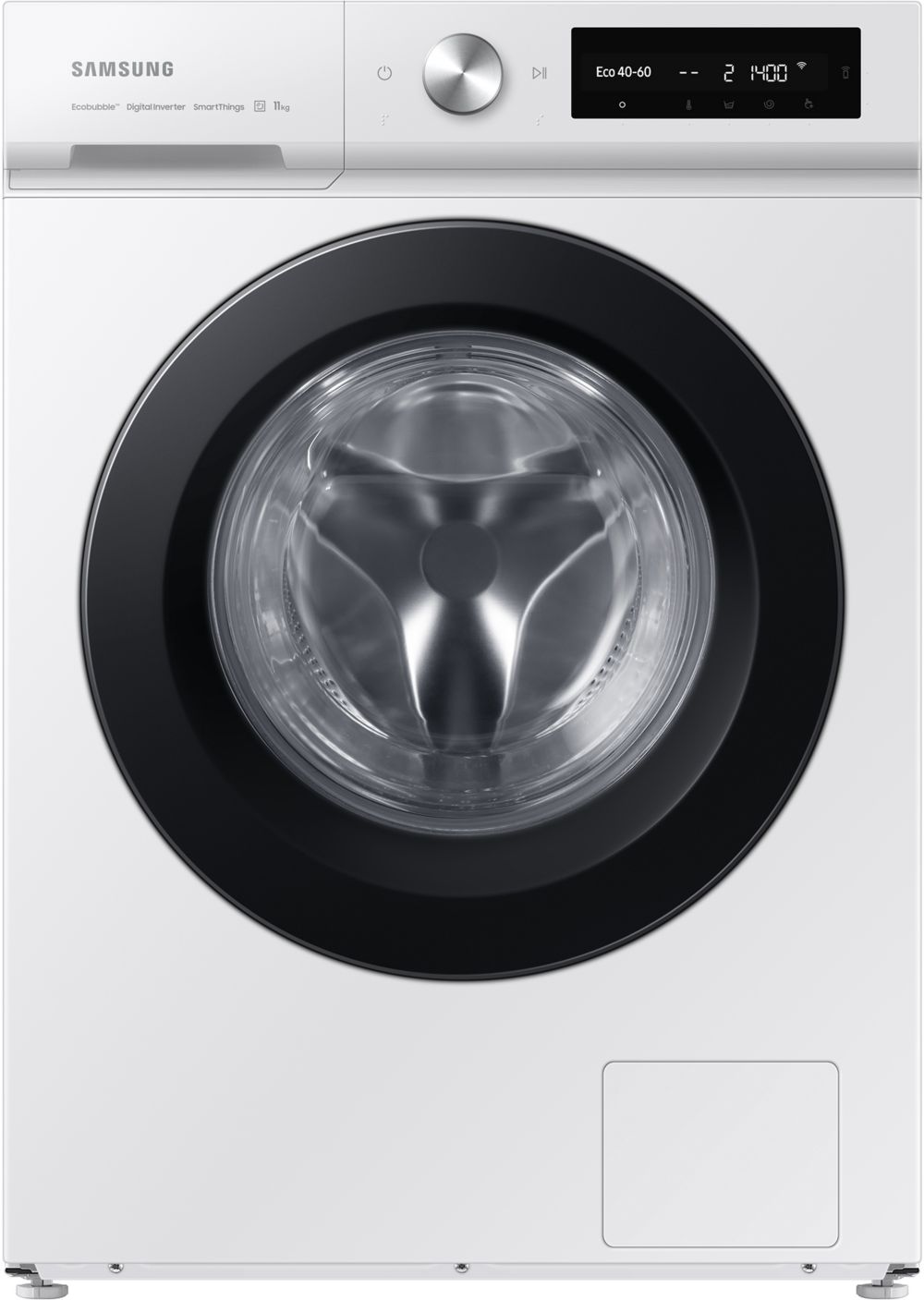 Lave-linge 11 kg Samsung BESPOKE AI? WW11BB504DAW panneau contrôle