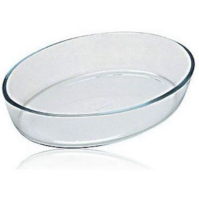 Plat à four Pyrex ovale verre 40 x 28 cm Pyrex Optimum