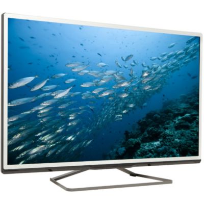 TV LED PHILIPS 42PFL7108H 3D Smart TV 700 Hz PMR BLANC, Téléviseur