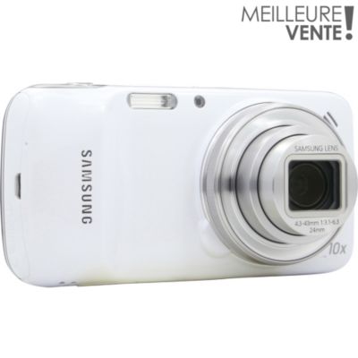 Appareil photo Compact SAMSUNG Galaxy S4 Zoom blanc, Appareil photo