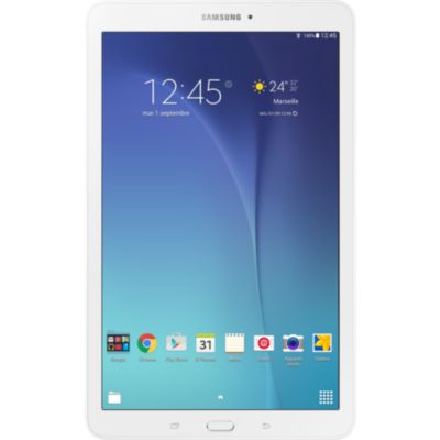 Tablette Android Samsung Galaxy Tab E 9.6'' White