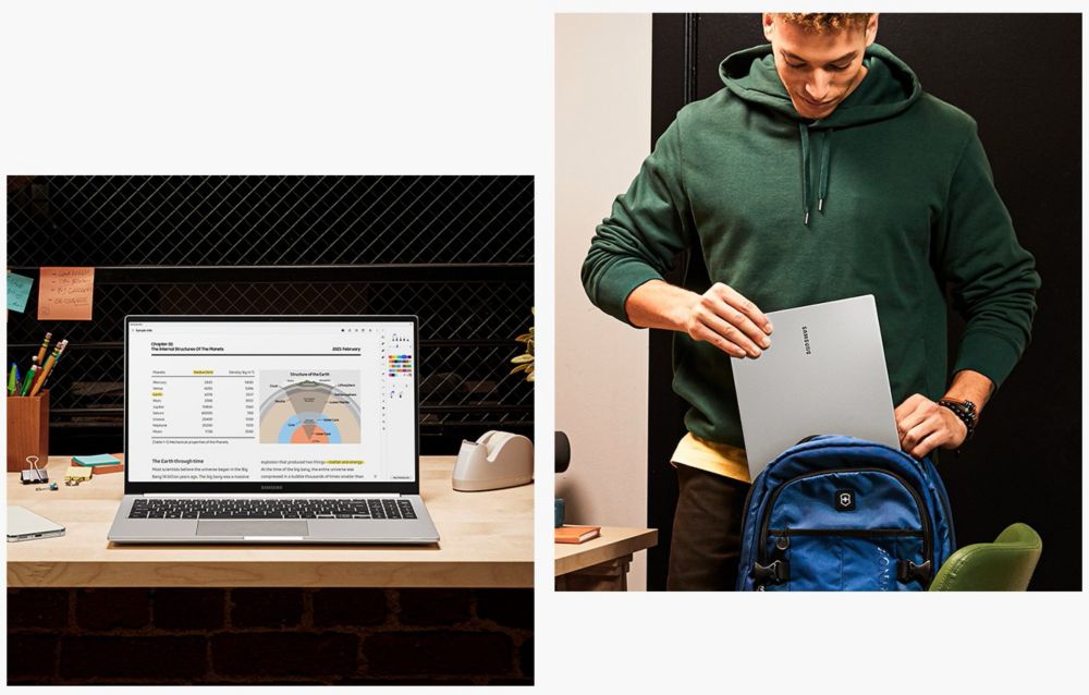 Samsung Galaxy Book3 Design Elegant