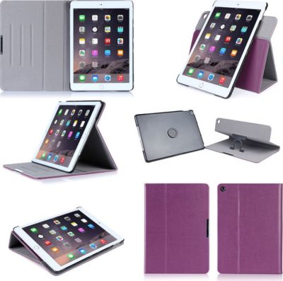 Etui XEPTIO Apple iPad Air 2 violet rotatif
