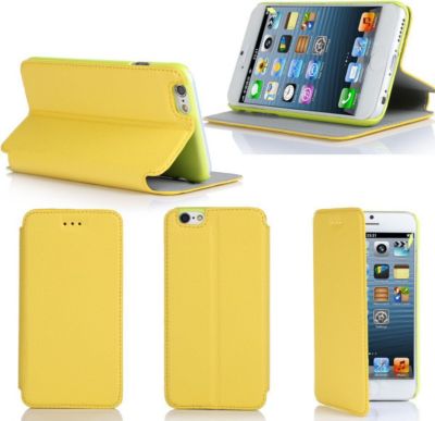 Etui XEPTIO Apple iPhone 6 / 6S Plus 5.5 jaune