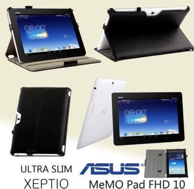 Etui XEPTIO Asus Memo Pad FHD 10 ME302 noir