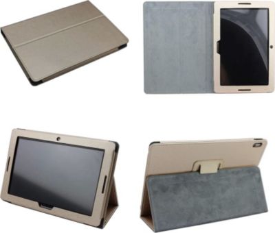 Etui XEPTIO Lenovo IdeaTab A10-70 doré or Etui XEPTIO Lenovo IdeaTab A10-70 doré or