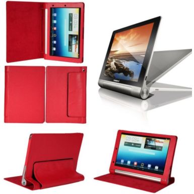Etui XEPTIO Lenovo Yoga Tablet 10.1 rouge