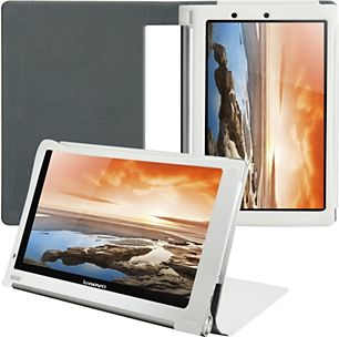 Housse Lenovo Yoga Tab 3 Pro et Lenovo Yoga 3 10 PLUS Cuir PU noire avec  Stand