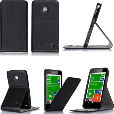 Etui XEPTIO Nokia Lumia 630 Dual/Double Sim noir Etui XEPTIO Nokia Lumia 630 Dual/Double Sim noir