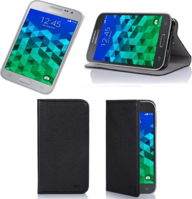 Etui XEPTIO Samsung Galaxy Core Prime 4G noir