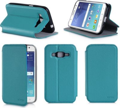 Etui XEPTIO Samsung Galaxy J5 4G turquoise Etui XEPTIO Samsung Galaxy J5 4G turquoise