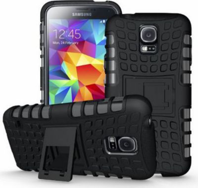 Etui XEPTIO Samsung Galaxy S5 silicone noir