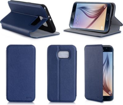 Etui XEPTIO Samsung Galaxy S6 4G bleu
