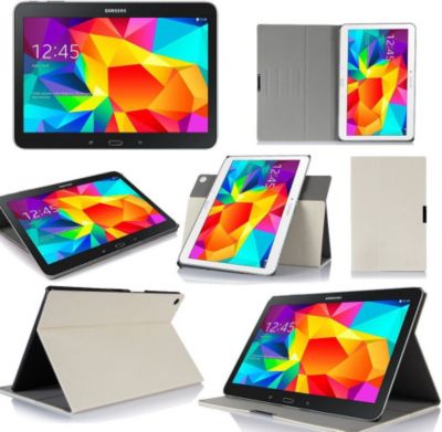 Etui XEPTIO Samsung Galaxy Tab 4 7.0 blanc rotatif