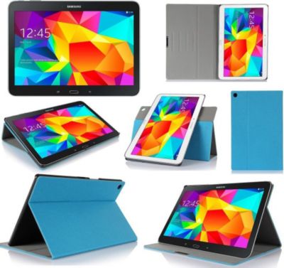 Etui XEPTIO Samsung Galaxy Tab 4 8.0 bleu rotatif Etui XEPTIO Samsung Galaxy Tab 4 8.0 bleu rotatif