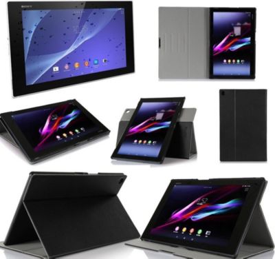 Etui XEPTIO Sony Xperia Z2 Tablet rotative noir