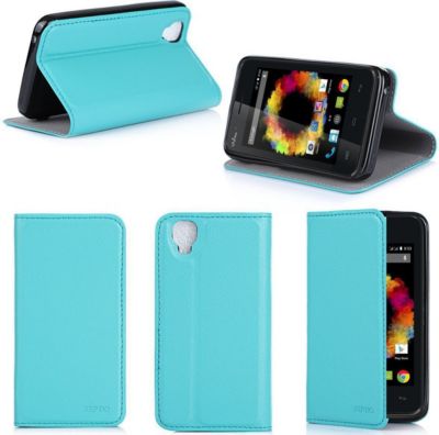 Etui XEPTIO Wiko Sunset 2 turquoise