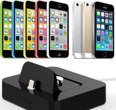 Chargeur secteur XEPTIO Dock chargeur iPhone 5 / 5C / 5S