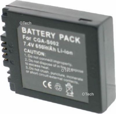Batterie appareil photo OTECH Batterie pour PANASONIC CGA-S002E