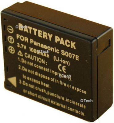 Batterie appareil photo OTECH Batterie pour PANASONIC LUMIX DMC-TZ5
