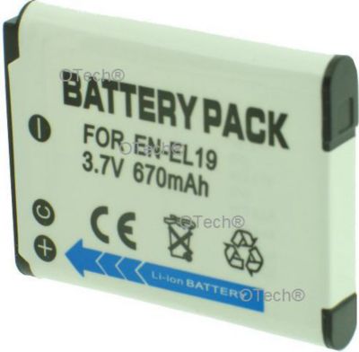Batterie appareil photo OTECH Batterie pour NIKON COOLPIX S3500