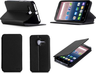 Etui XEPTIO Alcatel Onetouch Pop 3 5" Cuir stand Etui XEPTIO Alcatel Onetouch Pop 3 5" Cuir stand
