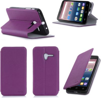 Etui XEPTIO Alcatel Onetouch Pop 3 5" Cuir stand Etui XEPTIO Alcatel Onetouch Pop 3 5" Cuir stand