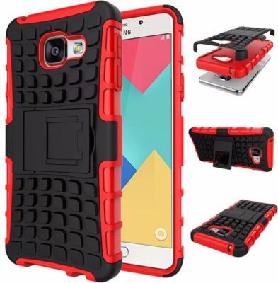 Coque XEPTIO Samsung Galaxy A3 2016 rouge/noir stand