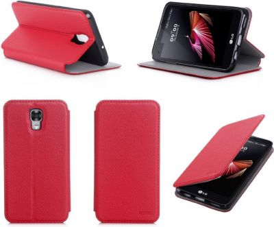 Etui XEPTIO LG X Screen rouge