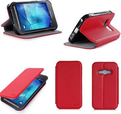Etui XEPTIO Samsung Galaxy J3 2016 rouge Etui XEPTIO Samsung Galaxy J3 2016 rouge