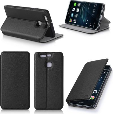 Etui XEPTIO Huawei P9 4G noir
