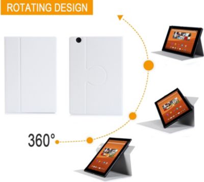 Etui XEPTIO Sony Xperia Z4 Tablet blanc Etui XEPTIO Sony Xperia Z4 Tablet blanc