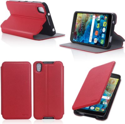 Etui XEPTIO ALCATEL Onetouch Idol 4 rouge Etui XEPTIO ALCATEL Onetouch Idol 4 rouge