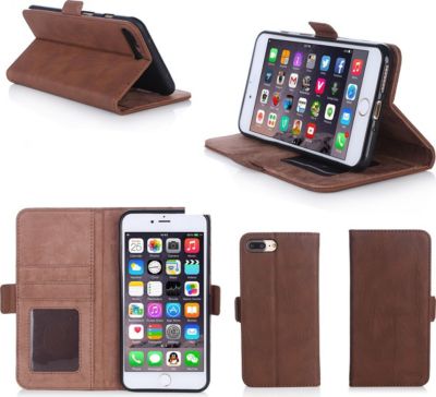 Etui XEPTIO APPLE iPhone 7 Plus 5,5 marron