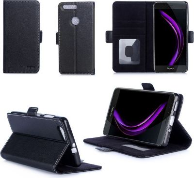 Coque XEPTIO Honor 8 noir portefeuille