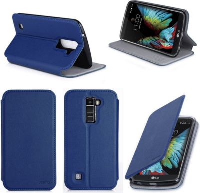 Etui XEPTIO LG K8 bleu